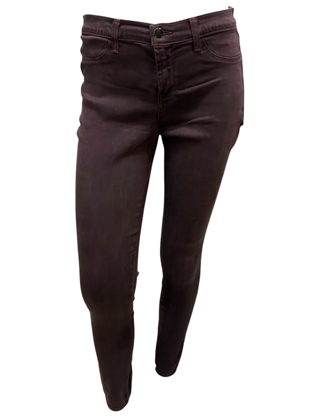 J Brand Super Skinny Pants Jeggings in Lacquered Pinot Wash (purple)- Size 29